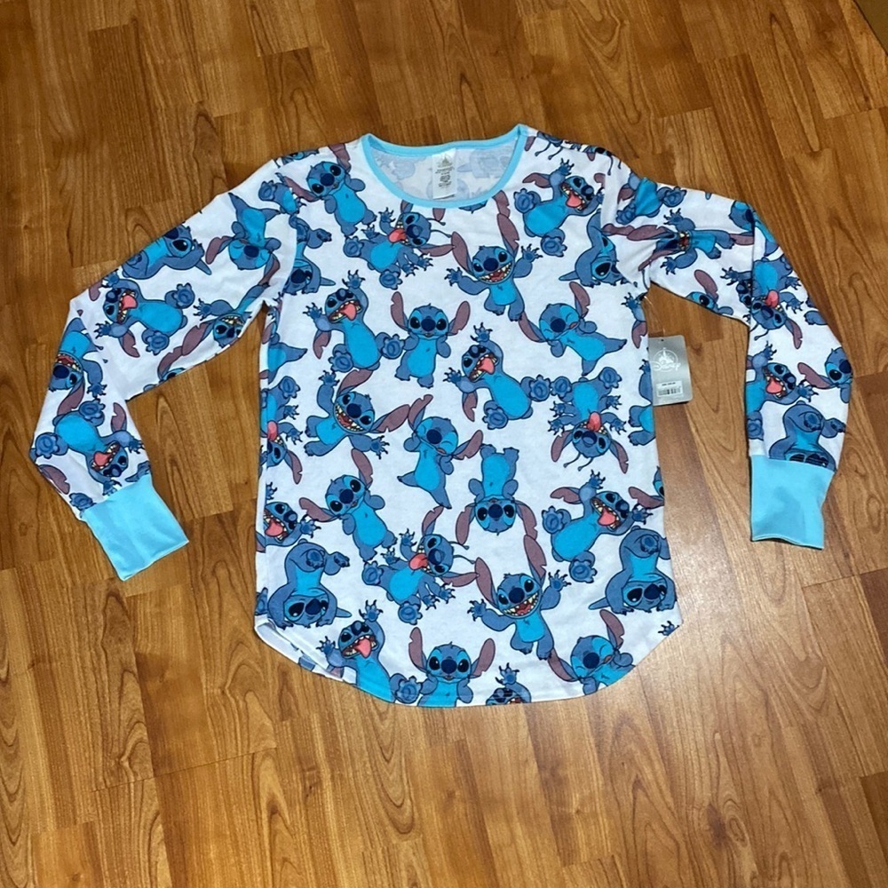 NWT Disney Parks Stitch long sleeve shirt